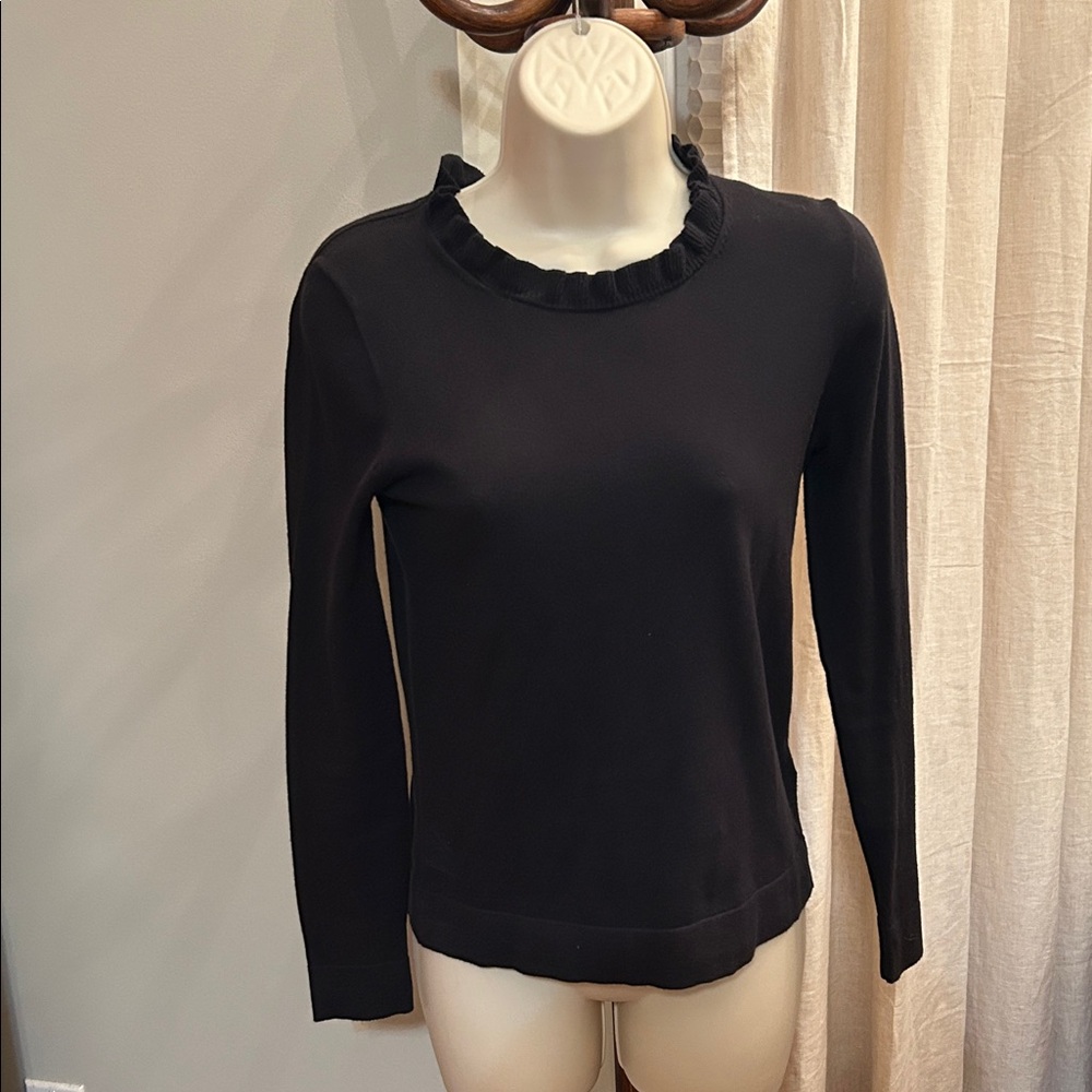 J.Crew Ruffle Collar Sweater - Picture 1 of 3